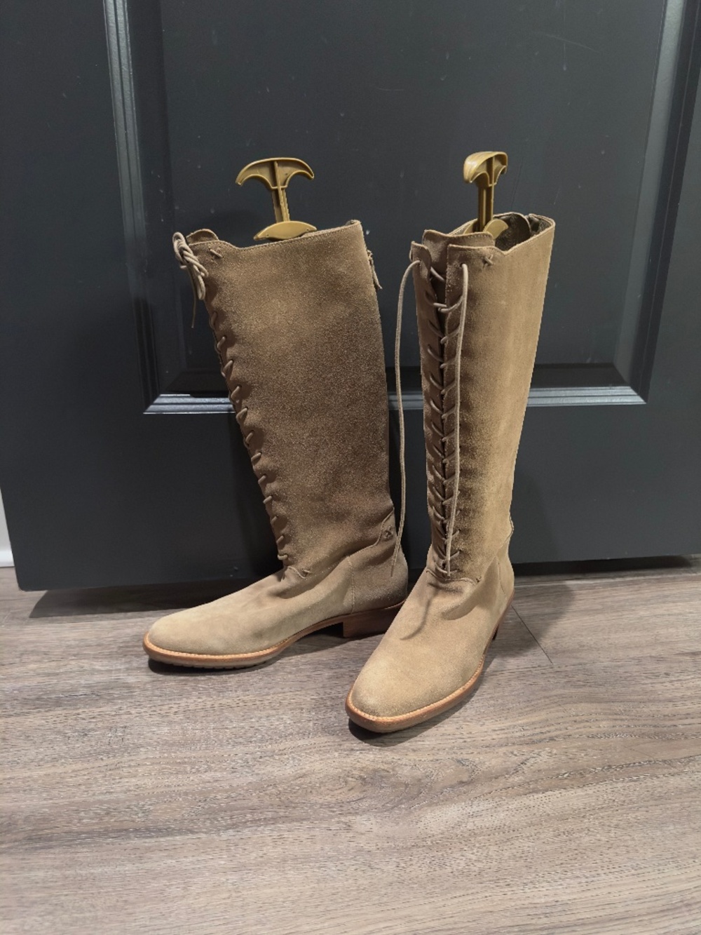 Cole Haan Suede Lace Up Boots